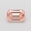 0.62 Ct. Fancy Intense Pink Emerald Lab Grown Diamond
