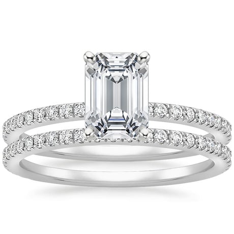 18K White Gold Luxe Ballad Bridal Set (1/2 ct. tw.)