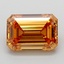 2.10 Ct. Fancy Light  Brown Emerald Lab Grown Diamond