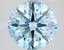 4.10 Ct. Fancy Vivid Blue Round Lab Grown Diamond