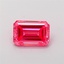 1.15 Ct. Fancy Vivid Pink Emerald Lab Grown Diamond