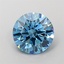 1.57 Ct. Fancy Vivid Blue Round Lab Grown Diamond