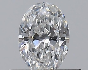 Oval diamond — real photo