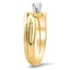 The Hilma Ring, smalltop view on a hand