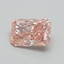 1.03 Ct. Fancy Vivid Pink Radiant Lab Grown Diamond