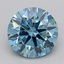 1.80 Ct. Fancy Vivid  Blue Round Lab Grown Diamond