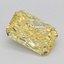 2.00 Ct. Fancy Vivid  Yellow Radiant Lab Grown Diamond