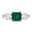 Retro Emerald Vintage Ring