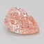 1.10 Ct. Fancy Vivid Pink Pear Lab Grown Diamond