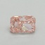 0.50 Ct. Fancy Vivid Pink Radiant Lab Grown Diamond