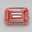 0.73 Ct. Fancy Vivid Pink Emerald Lab Grown Diamond
