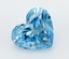 5.04 Ct. Fancy Vivid  Blue Heart Lab Grown Diamond