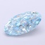 3.90 Ct. Fancy Vivid  Blue Oval Lab Grown Diamond