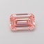 1.50 Ct. Fancy Intense Pink Emerald Lab Grown Diamond