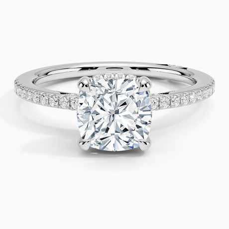 Diamond Accented Gallery Pave Band Setting