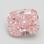 2.06 Ct. Fancy Intense Pink Cushion Lab Grown Diamond