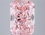 6.02 Ct. Fancy Vivid  Pink Radiant Lab Grown Diamond