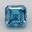 6.48 Ct. Fancy Deep Blue Asscher Lab Grown Diamond