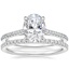 Platinum Luxe Dawn Diamond Ring with Luxe Ballad Diamond Ring (1/4 ct. tw.)