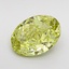 1.54 Ct. Fancy Intense Yellow Oval Lab Grown Diamond