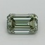 1.00 Ct. Fancy Intense Green Emerald Lab Grown Diamond