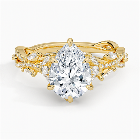 18K Yellow Gold Luxe Secret Garden Diamond Ring (3/4 ct. tw.)