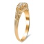 The Lasandra Ring, smalltop view on a hand