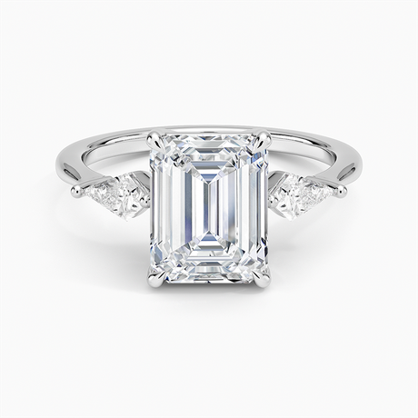 Platinum Luxe Cometa Three Stone Diamond Ring (1/3 ct. tw.)