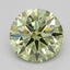1.07 Ct. Fancy Intense  Green Round Lab Grown Diamond