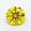 3.35 Ct. Fancy Vivid  Yellow Round Lab Grown Diamond