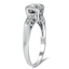 The Sue Ring, smalltop view on a hand