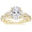 18K Yellow Gold Luxe Secret Garden Diamond Ring (3/4 ct. tw.), smalltop view