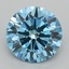 2.75 Ct. Fancy Vivid  Blue Round Lab Grown Diamond