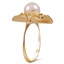 The Maghera Ring, smalltop view on a hand