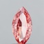 1.04 Ct. Fancy Vivid Brownish Pink Marquise Lab Grown Diamond