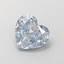 1.07 Ct. Fancy Intense  Blue Heart Lab Grown Diamond