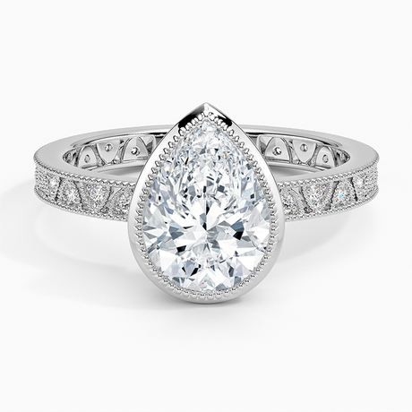 Sinclair Art Deco Diamond Ring - Brilliant Earth