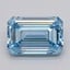 3.07 Ct. Fancy Vivid  Blue Emerald Lab Grown Diamond
