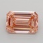 3.03 Ct. Fancy Intense  Pink Emerald Lab Grown Diamond