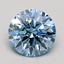 2.03 Ct. Fancy Intense Blue Round Lab Grown Diamond