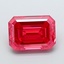 9.35 Ct. Fancy Vivid Red Emerald Lab Grown Diamond