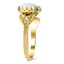 The Mabini Ring, smalltop view on a hand