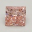 3.19 Ct. Fancy Intense Pink Princess Lab Grown Diamond