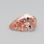 0.52 Ct. Fancy Intense Pink Pear Lab Grown Diamond