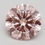 1.70 Ct. Fancy Intense Pink Round Lab Grown Diamond