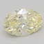 1.06 Ct. Fancy Yellow Oval Lab Grown Diamond