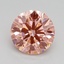 1.71 Ct. Fancy Intense Pink Round Lab Grown Diamond
