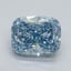 2.09 Ct. Fancy Vivid Blue Cushion Lab Grown Diamond