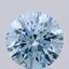 2.85 Ct. Fancy Vivid Blue Round Lab Grown Diamond