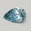 0.51 Ct. Fancy Intense Greenish Blue Pear Lab Grown Diamond